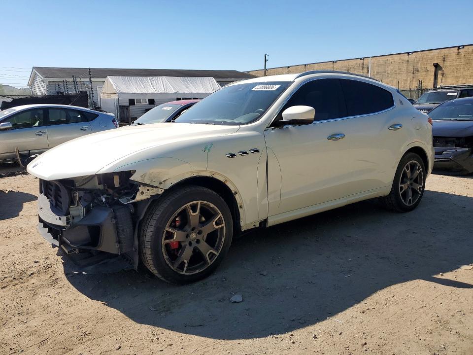 2017 Maserati Levante VIN ZN661XUL2HX248109 COPART salvage auction — FRONT END, Md - Cert Of Salvage > 75% Damage, sold $4,550 on 2026-07-14 (photo 1)