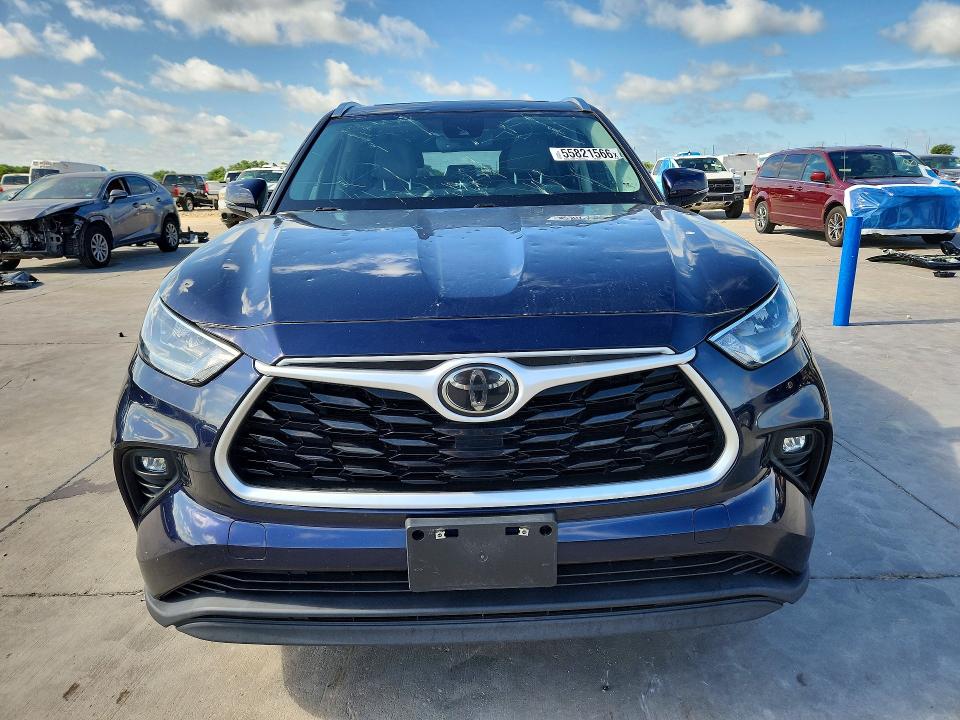 2020 Toyota VIN 5TDGZRAHXLS020285 COPART salvage auction — HAIL, Sc - Cert Of Title-Salvage, sold $16,500 on 2026-07-16 (photo 5)