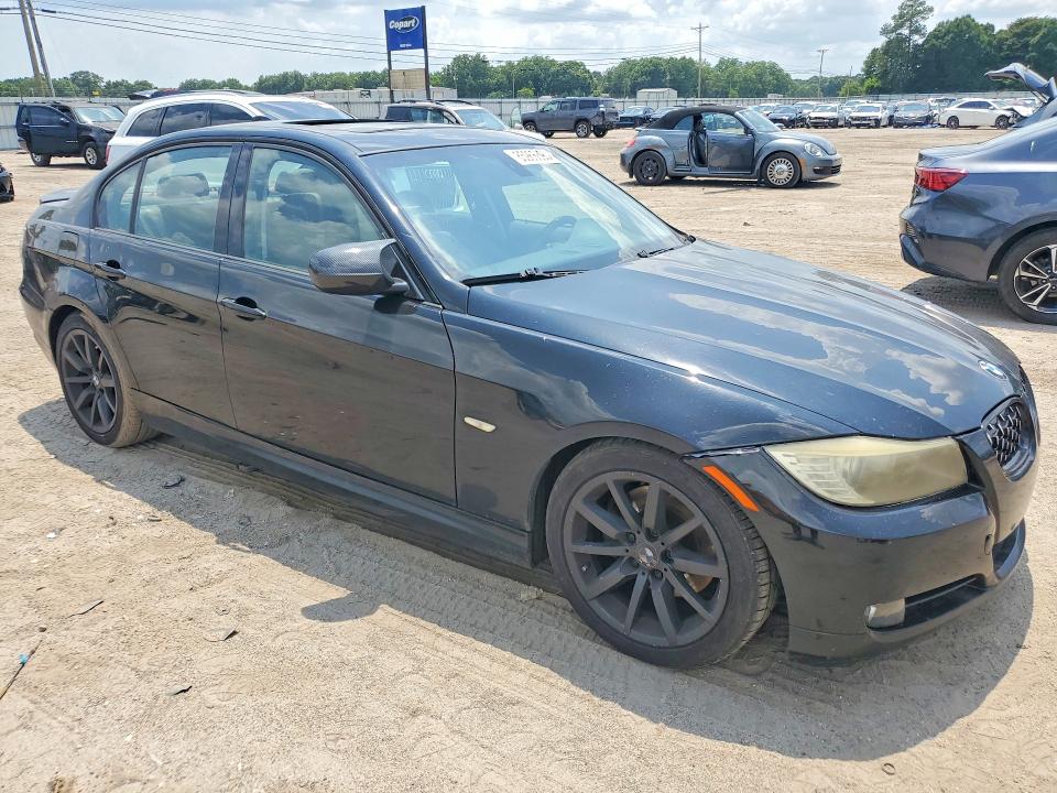 2009 BMW 3 series VIN WBAPH77579NL83918 COPART salvage auction — SIDE, FL - CERT OF TITLE SLVG REBUILDABLE (P), sold $875 on 2026-07-09 (photo 4)