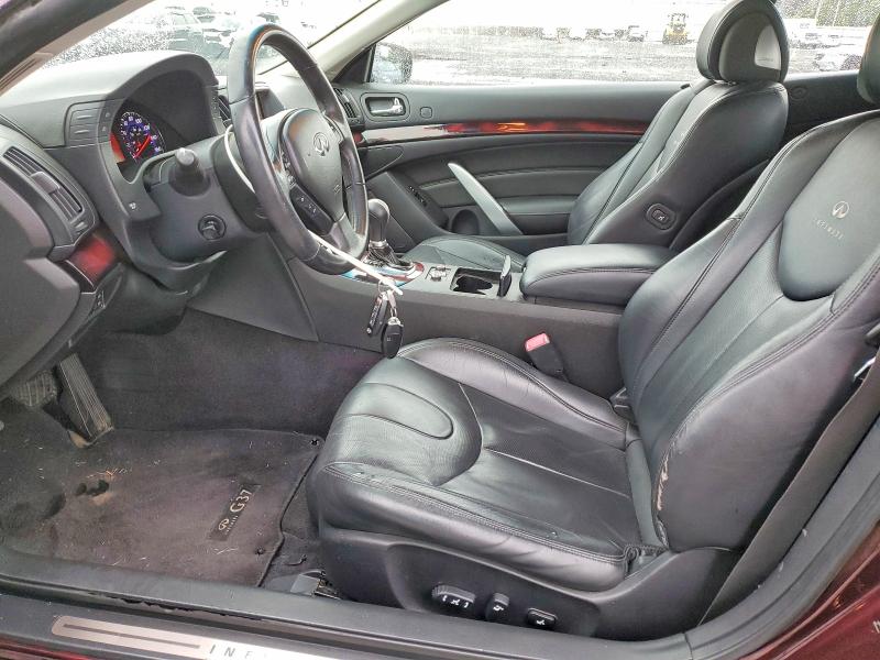 2009 Infiniti G37 VIN JNKCV66E79M724440 COPART salvage auction — FRONT END, CT - CERT OF TITLE-SALVAGE, sold $2,450 on 2026-07-19 (photo 7)