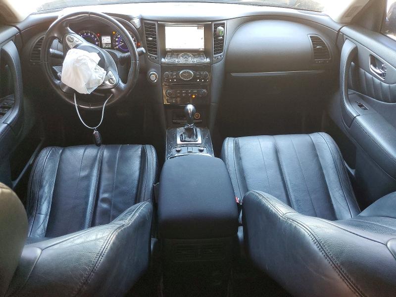 2013 Infiniti Fx VIN JN8CS1MU7DM141743 COPART salvage auction — FRONT END, Ca - Salvage Certificate, sold $500 on 2026-07-21 (photo 8)