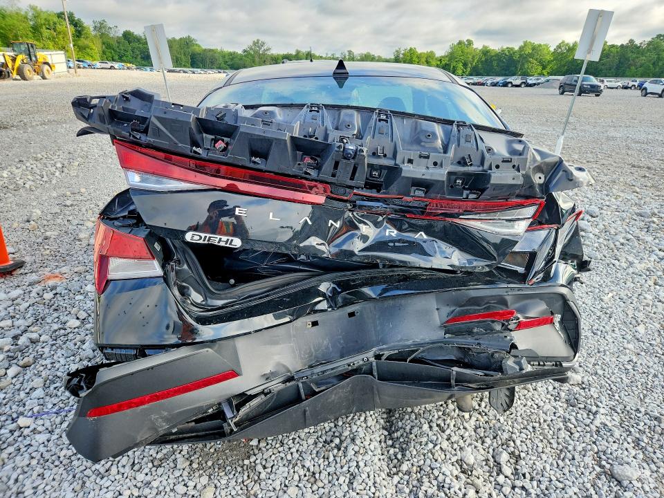 2024 Hyundai Elantra VIN KMHLM4DG5RU784550 COPART salvage auction — REAR END, Oh - Cert Of Title-Salvage, sold $5,500 on 2026-07-10 (photo 6)