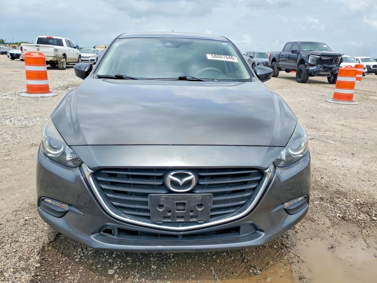 2018 Mazda 3 VIN 3MZBN1K78JM185579 COPART salvage auction — Rear End, TX - SALVAGE VEHICLE TITLE, sold $3,600 on 2026-07-09 (photo 5)