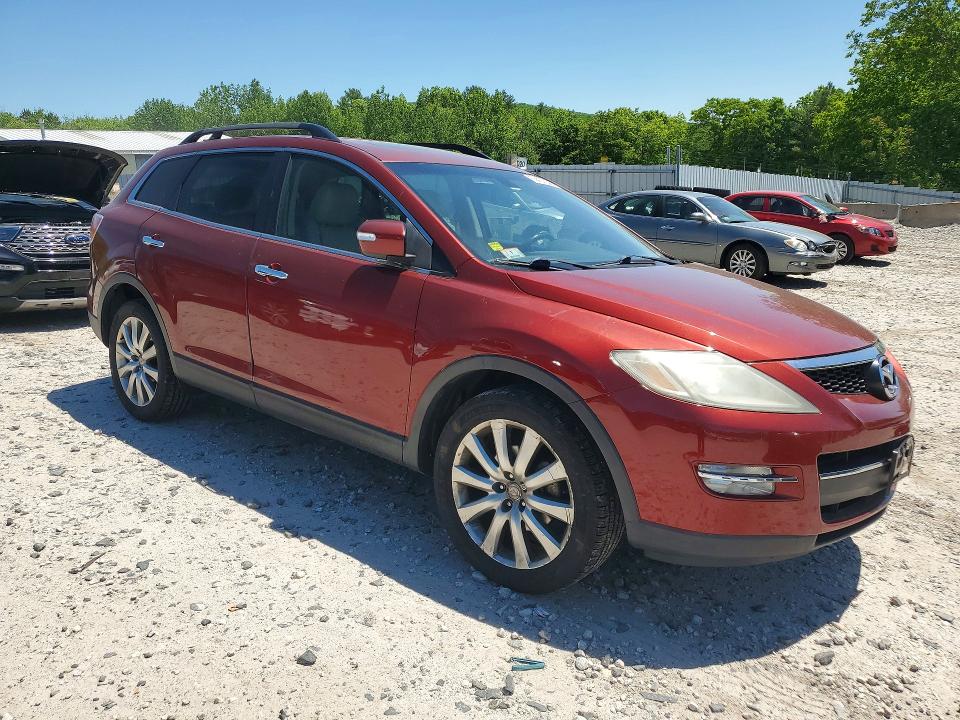 2009 Mazda Cx-9 VIN JM3TB38V890173942 COPART salvage auction — BURN, Ma - Cert Of Title-Reconstrctd Coll, sold $525 on 2026-07-08 (photo 4)