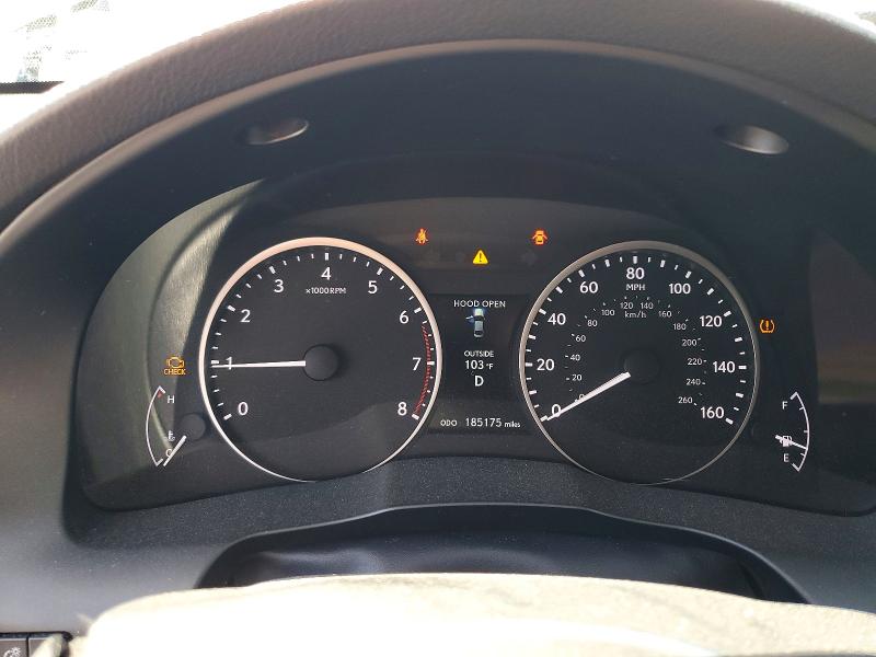 2013 Lexus VIN JTHBK1GG7D2055744 COPART salvage auction — FRONT END, Wv - Certificate Of Title, sold $4,600 on 2026-07-10 (photo 9)