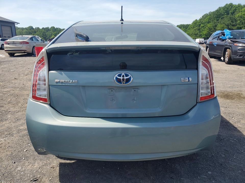 2014 Toyota Prius VIN JTDKN3DU6E1772075 COPART salvage auction — FRONT END, PA - CERTIFICATE OF SALVAGE, sold $900 on 2026-07-23 (photo 6)