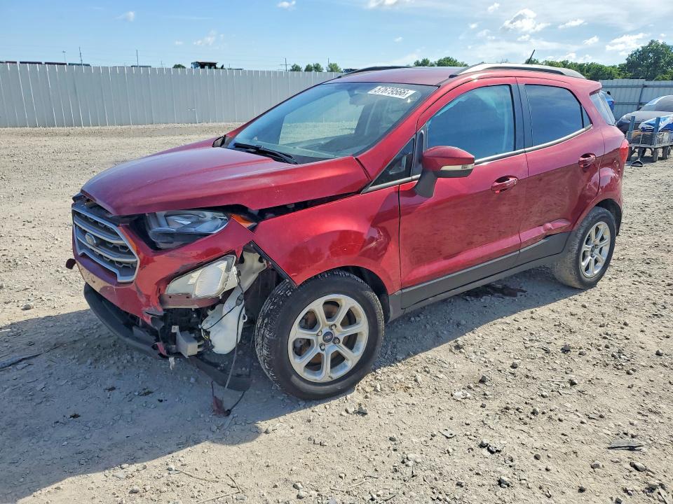 2021 Ford Ecosport VIN MAJ3S2GE6MC406329 COPART salvage auction — FRONT END, Oh - Cert Of Title-Salvage, sold $150 on 2026-07-28 (photo 1)