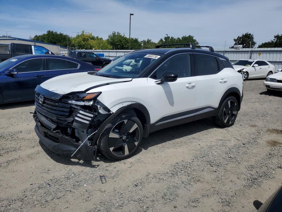 2026 Nissan Kicks VIN 3N8AP6DB6TL316710 COPART salvage auction — FRONT END, Ca - Salvage Certificate, sold $8,700 on 2026-07-09 (photo 1)