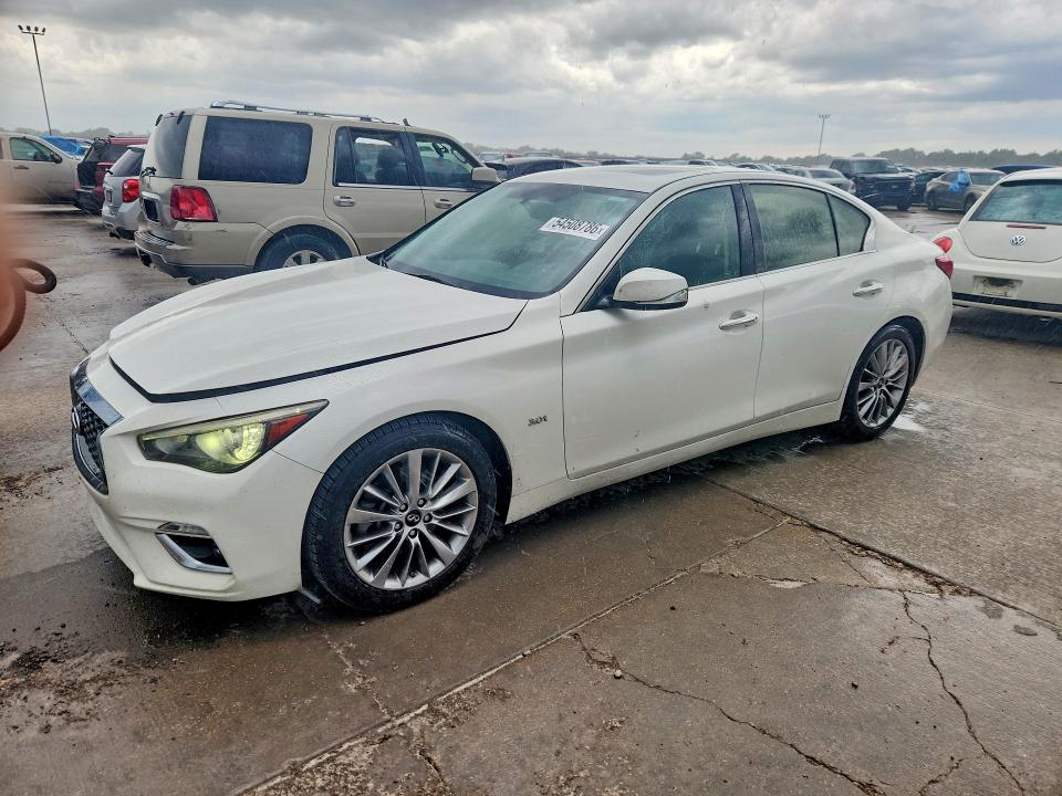 2018 Infiniti VIN JN1EV7APXJM363057 COPART salvage auction — MECHANICAL, Tx - Salvage Vehicle Title, sold $2,300 on 2026-07-20 (photo 1)