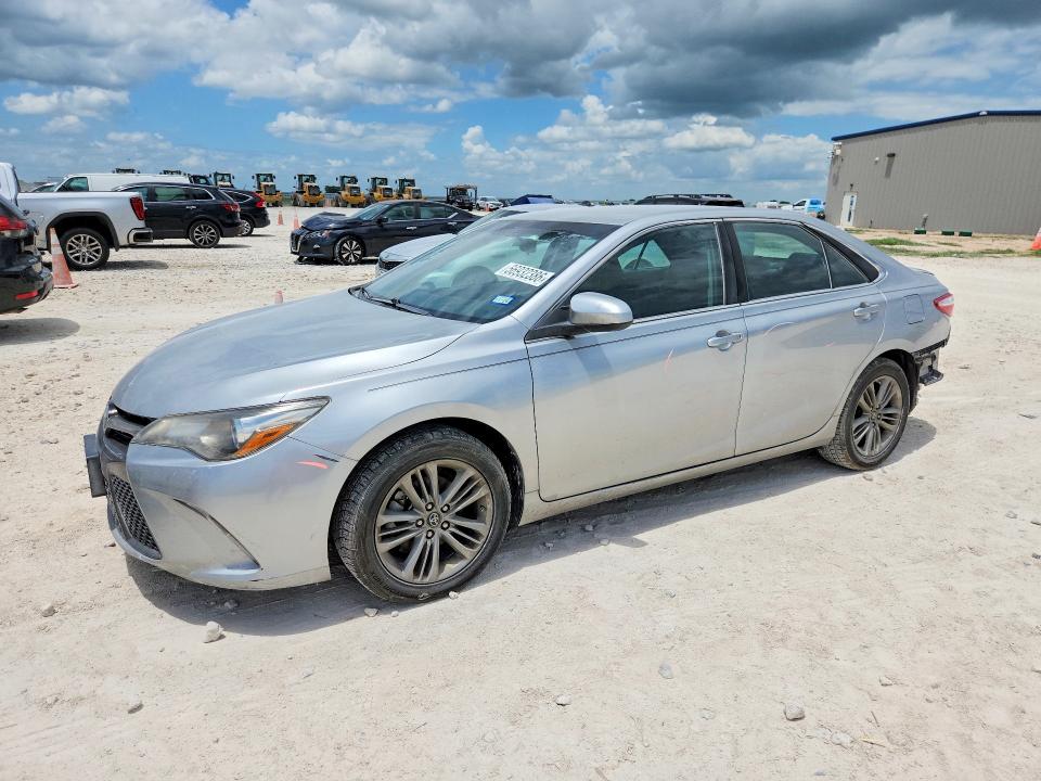 2017 Toyota Camry VIN 4T1BF1FK2HU708739 COPART salvage auction — REAR END, Tx - Salvage Vehicle Title, sold $6,300 on 2026-07-09 (photo 1)