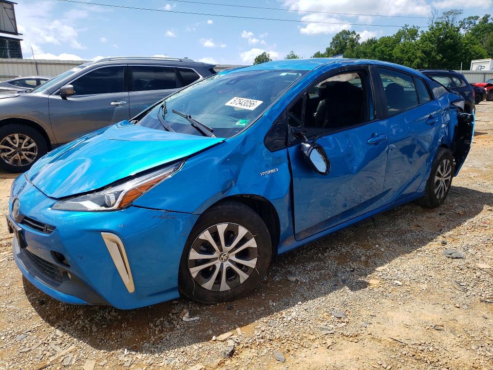 2019 Toyota VIN JTDL9RFU8K3007247 COPART salvage auction — ROLLOVER, VA - CERTIFICATE OF TITLE, sold $150 on 2026-07-31 (photo 1)