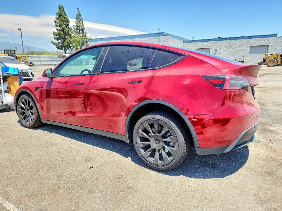 2024 Tesla Model y VIN 7SAYGAEE5RF015930 COPART salvage auction — FRONT END, Ca - Salvage Certificate, sold $5,700 on 2026-07-28 (photo 2)