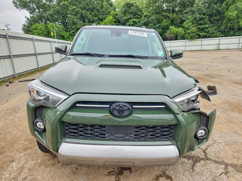 2022 Toyota 4runner VIN JTERU5JR5N5982376 COPART salvage auction — FRONT END, LA - CERT OF TITLE-SALVAGE, sold $6,000 on 2026-07-30 (photo 5)