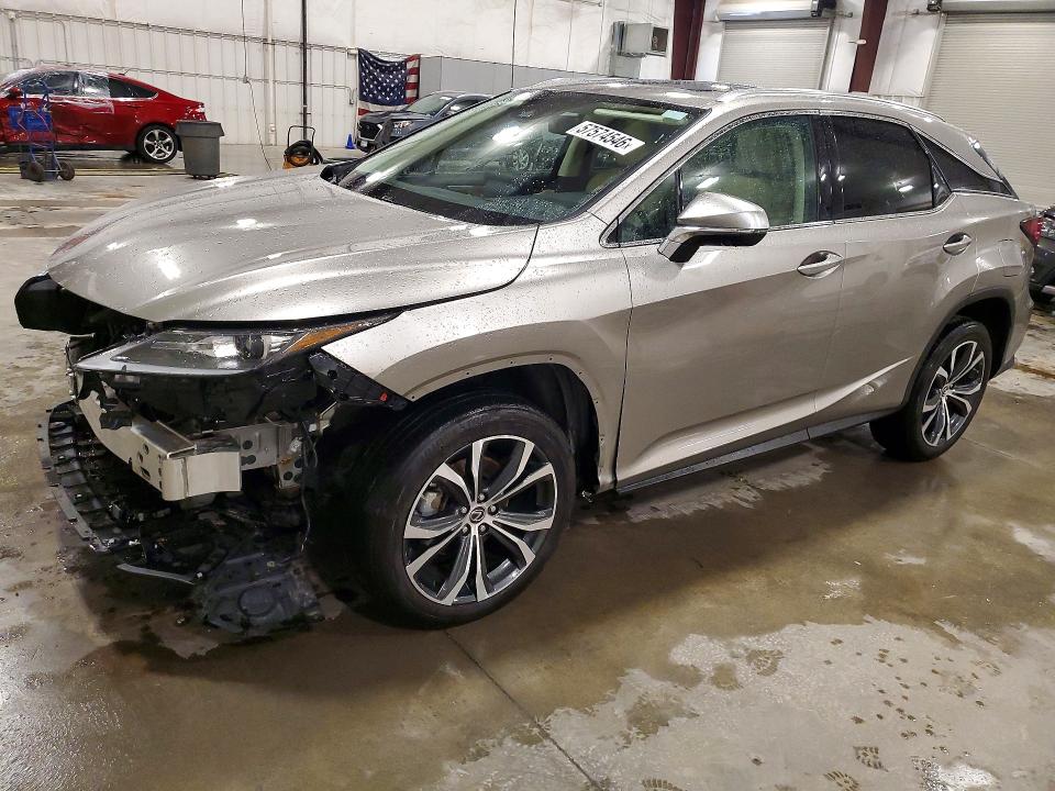 2022 Lexus Rx VIN 2T2HZMDA4NC366183 COPART salvage auction — FRONT END, Mn - Cert Of Title-Salvage, sold $21,000 on 2026-07-20 (photo 1)