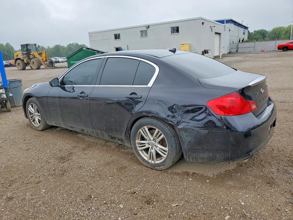 2011 Infiniti G25 VIN JN1DV6APXBM604123 COPART salvage auction — SIDE, ON - PERMIT NO BRAND - UNFIT, sold $400 on 2026-07-16 (photo 2)