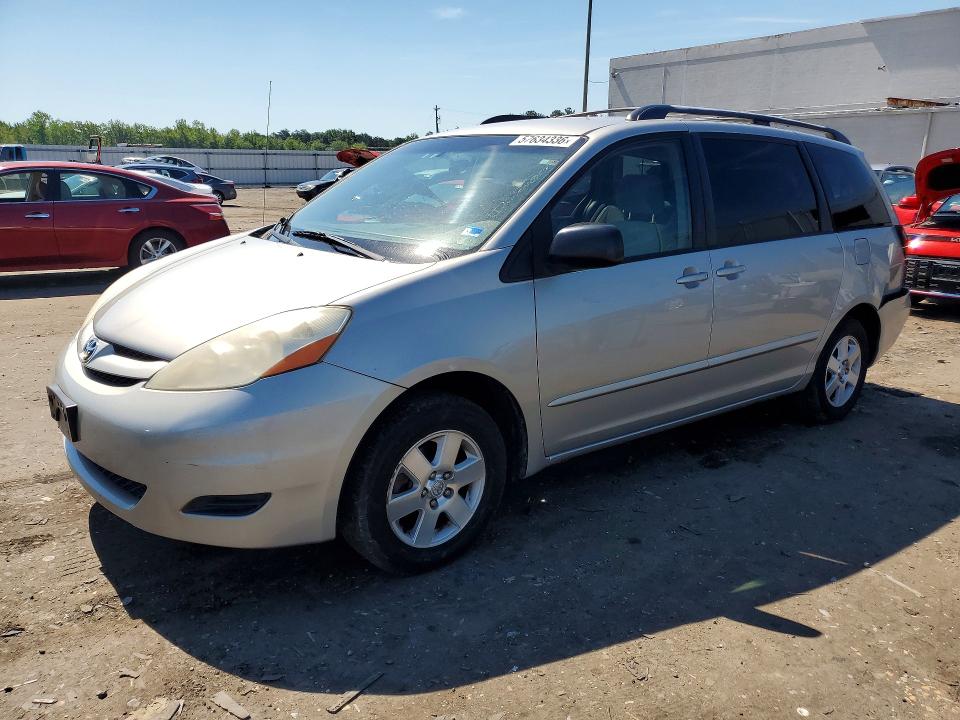 2006 Toyota Sienna VIN 5TDZA23C26S573994 COPART salvage auction — REAR END, VA - CERT OF TITLE - SALVAGE, sold $1,300 on 2026-07-08 (photo 1)