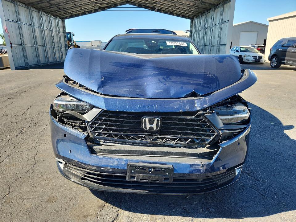 2025 Honda Accord VIN 1HGCY2F86SA037468 COPART salvage auction — FRONT END, Ca - Salvage Certificate, sold $8,600 on 2026-07-30 (photo 5)