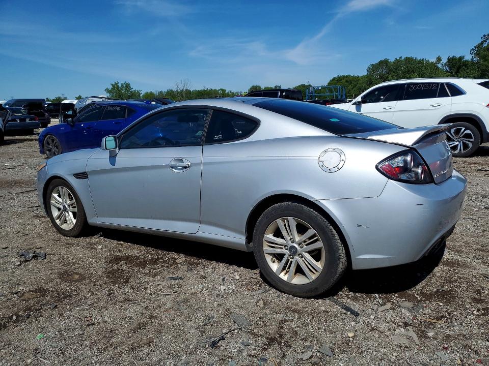 2007 Hyundai Tiburon VIN KMHHM66DX7U248100 COPART salvage auction — FRONT END, Il - Salvage Certificate, sold $325 on 2026-07-29 (photo 2)
