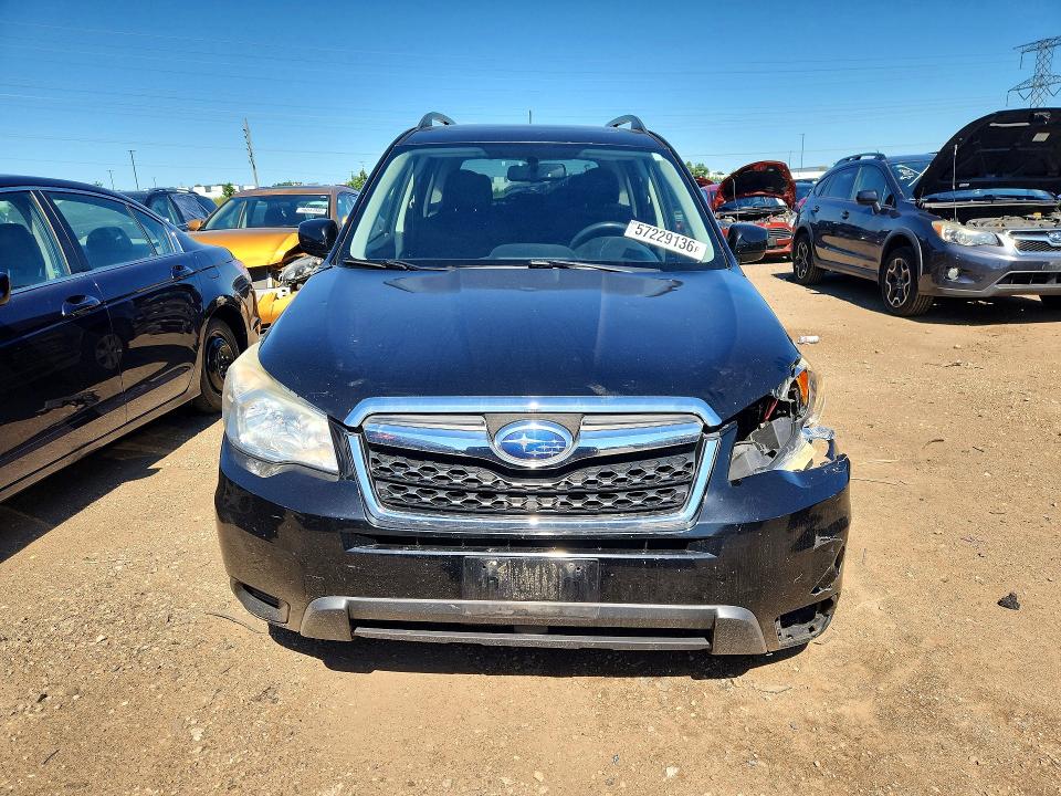 2015 Subaru Forester VIN JF2SJADCXFH469382 COPART salvage auction — FRONT END, Il - Salvage Certificate, sold $825 on 2026-07-28 (photo 5)