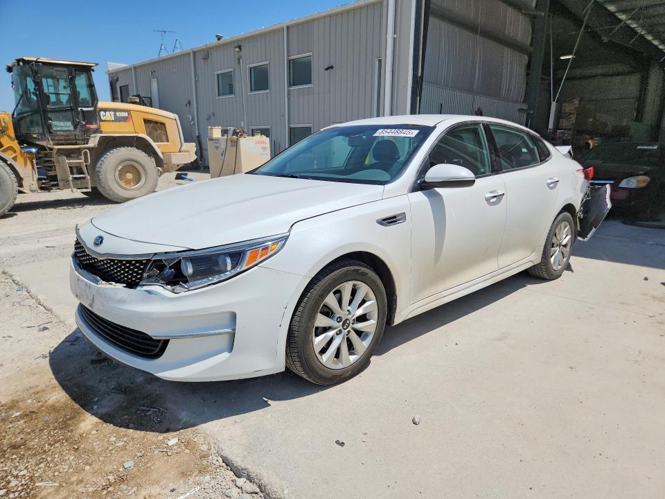 2016 Kia Optima VIN 5XXGU4L32GG094889 COPART salvage auction — REAR END, Ne - Cert Of Title-Salvage, sold $1,750 on 2026-07-21 (photo 1)