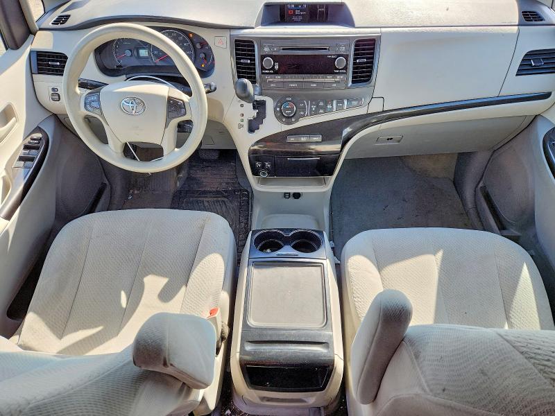 2014 Toyota Sienna VIN 5TDKK3DC4ES409261 COPART salvage auction — FRONT END, On - Permit No Brand - Unfit, sold $2,150 on 2026-07-16 (photo 8)