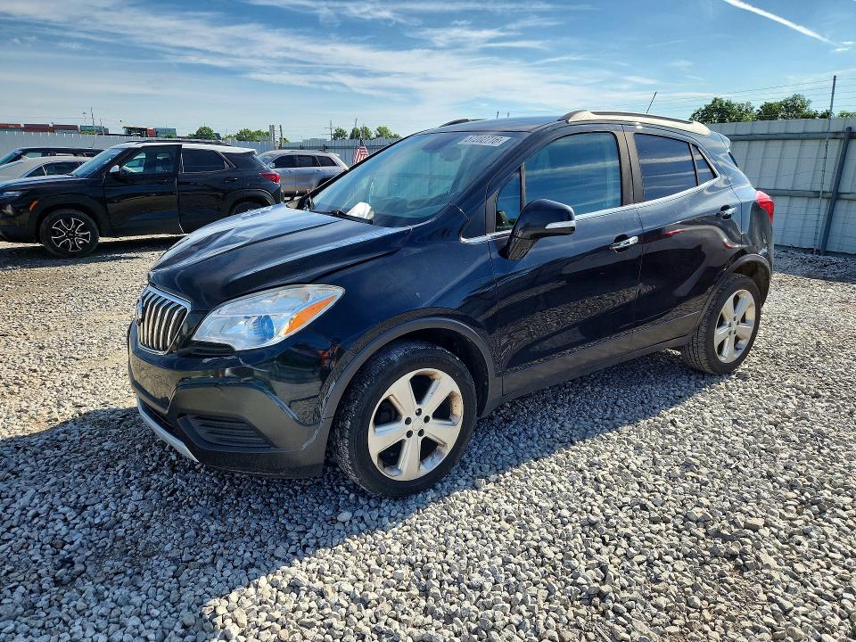 2016 Buick Encore VIN KL4CJESB4GB724434 COPART salvage auction — FRONT END, Oh - Cert Of Title-Salvage, sold $575 on 2026-07-07 (photo 1)