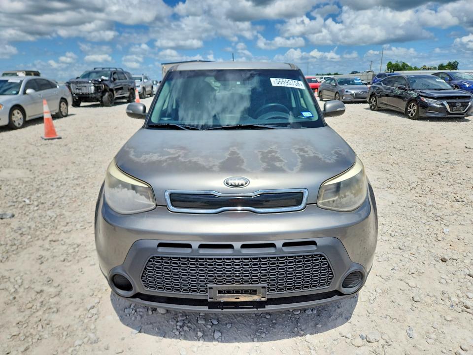 2014 Kia Soul VIN KNDJP3A57E7070797 COPART salvage auction — NORMAL WEAR, TX - CERTIFICATE OF TITLE, sold $200 on 2026-07-23 (photo 5)