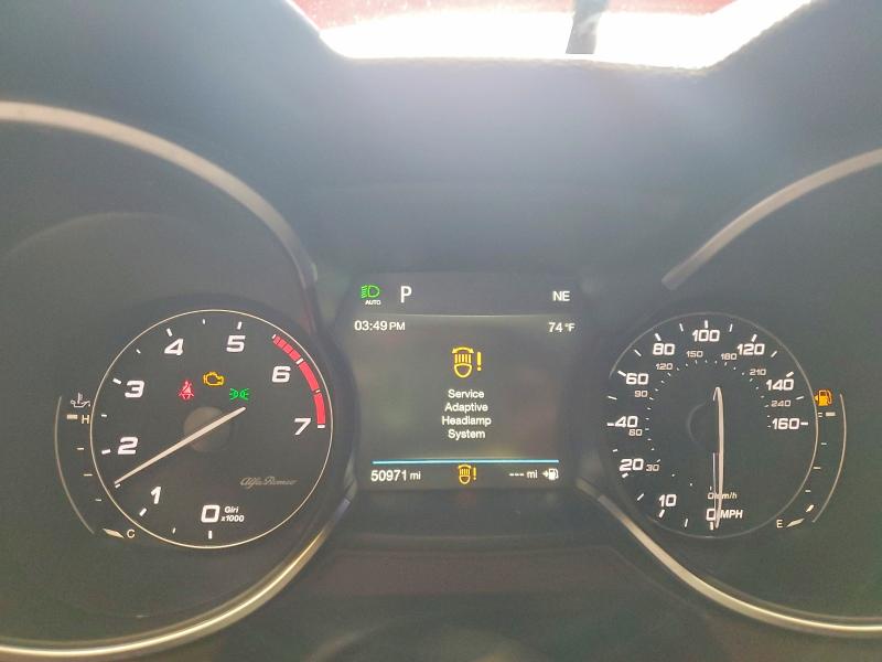 2019 Alfa romeo Stelvio VIN ZASPAKBN1K7C32172 COPART salvage auction — FRONT END, Ny - Mv-907A Salvage Certificate, sold $7,800 on 2026-07-20 (photo 9)