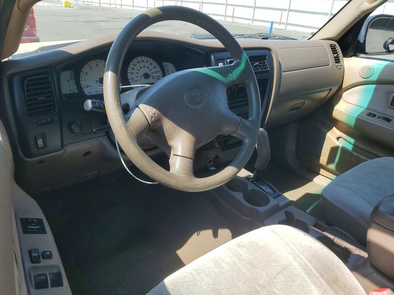 2002 Toyota Tacoma VIN 5TESN92N02Z106121 COPART salvage auction — FRONT END, Fl - Cert Of Title Slvg Rebuildable, sold $2,600 on 2026-07-13 (photo 8)