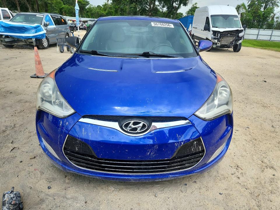 2012 Hyundai Veloster VIN KMHTC6AD1CU069796 COPART salvage auction — MECHANICAL, Fl - Cert Of Title Slvg Rebuildable, sold $350 on 2026-07-07 (photo 5)