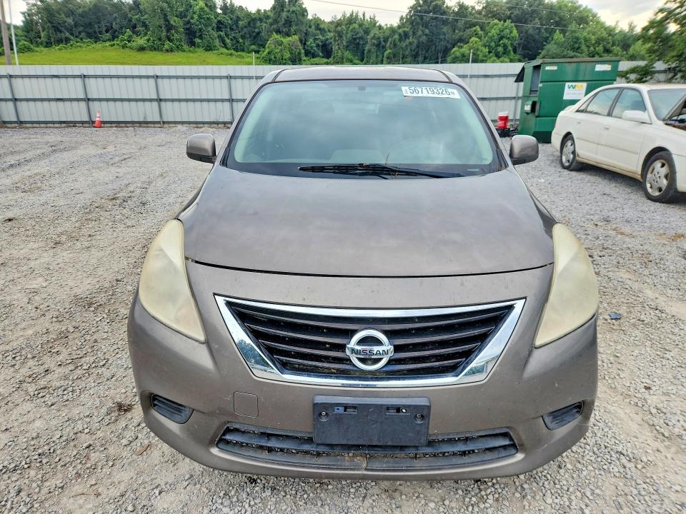 2012 Nissan Versa VIN 3N1CN7APXCL906184 COPART salvage auction — FRONT END, Ms - Certificate Of Title, sold $450 on 2026-07-02 (photo 5)
