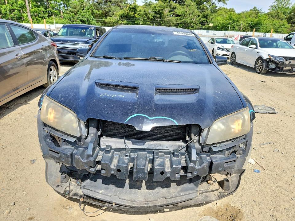 2008 Pontiac G8 VIN 6G2EC57Y08L988761 COPART salvage auction — FRONT END, Md - Cert Of Salvage < 75% Damage, sold $2,750 on 2026-07-14 (photo 5)
