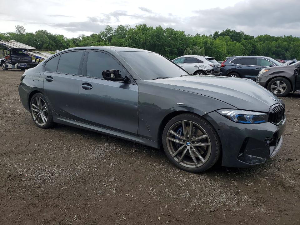 2020 BMW M3 VIN WBA5U9C00LFH60697 COPART salvage auction — FRONT END, Ny - Mv-907A Salvage Certificate, sold $4,200 on 2026-07-23 (photo 4)