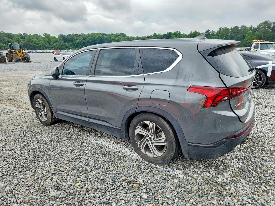 2021 Hyundai Santa fe VIN 5NMS14AJ1MH326965 COPART salvage auction — REAR END, Ga - Certificate Of Title, sold $5,600 on 2026-07-09 (photo 2)