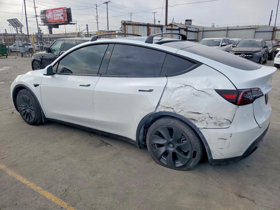 2023 Tesla Model y VIN 7SAYGAEE1PF881184 COPART salvage auction — REAR END, Ca - Salvage Certificate, sold $14,400 on 2026-07-29 (photo 2)