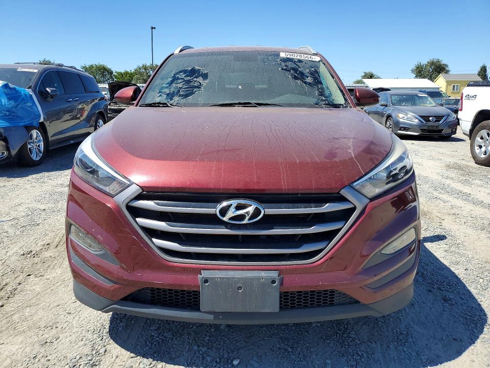 2016 Hyundai Tucson VIN KM8J33A41GU238260 COPART salvage auction — FRONT END, CA - CERT OF TITLE-SALVAGED (P), sold $2,550 on 2026-07-28 (photo 5)