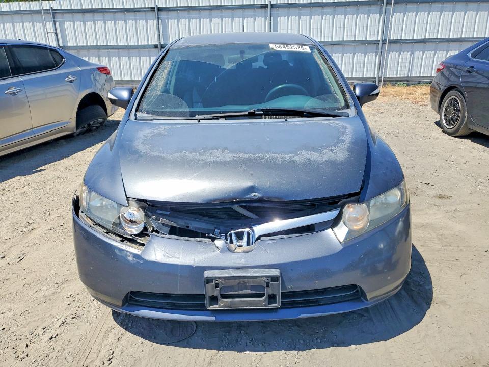 2007 Honda Civic hybrid VIN JHMFA36237S029264 COPART salvage auction — FRONT END, Ca - Salvage Certificate, sold $300 on 2026-07-02 (photo 5)