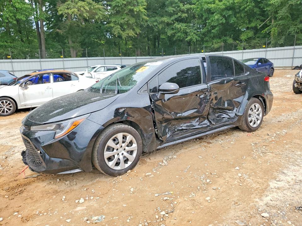 2022 Toyota Corolla VIN JTDEPMAE2NJ196009 COPART salvage auction — SIDE, Ga - Cert Of Title-Salvage, sold $3,050 on 2026-07-31 (photo 1)