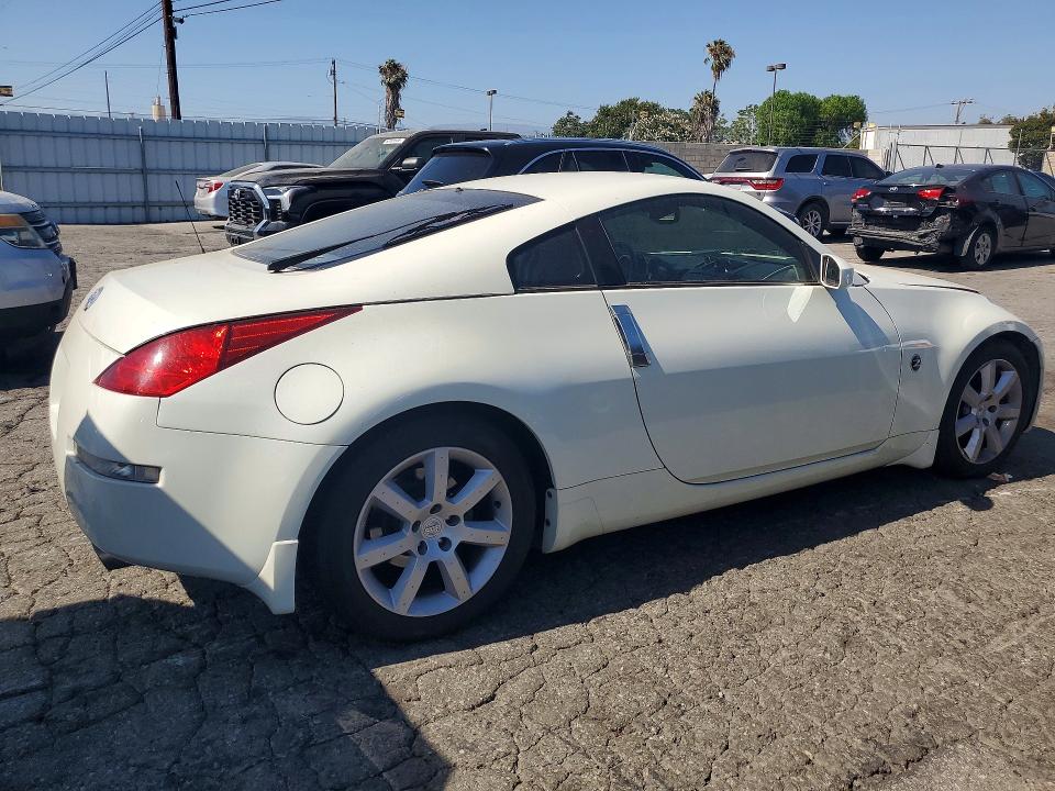 2003 Nissan 350z VIN JN1AZ34D63T105897 COPART salvage auction — FRONT END, CA - SALVAGE CERTIFICATE, sold $3,500 on 2026-07-16 (photo 3)