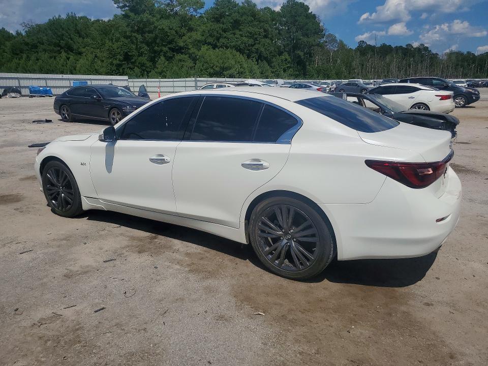 2020 Infiniti Q50 VIN JN1EV7AP6LM206533 COPART salvage auction — FRONT END, Nc - Salvage Certificate Of Title, sold $3,150 on 2026-07-22 (photo 2)