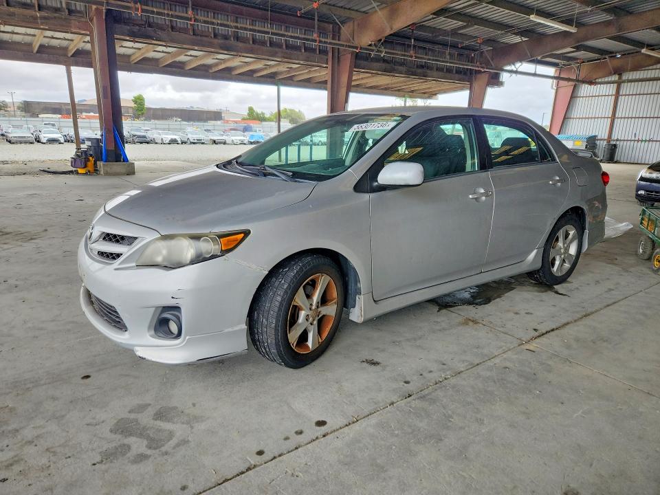 2013 Toyota Corolla VIN 5YFBU4EE9DP112056 COPART salvage auction — VANDALISM, Ca - Salvage Certificate, sold $1,750 on 2026-07-27 (photo 1)