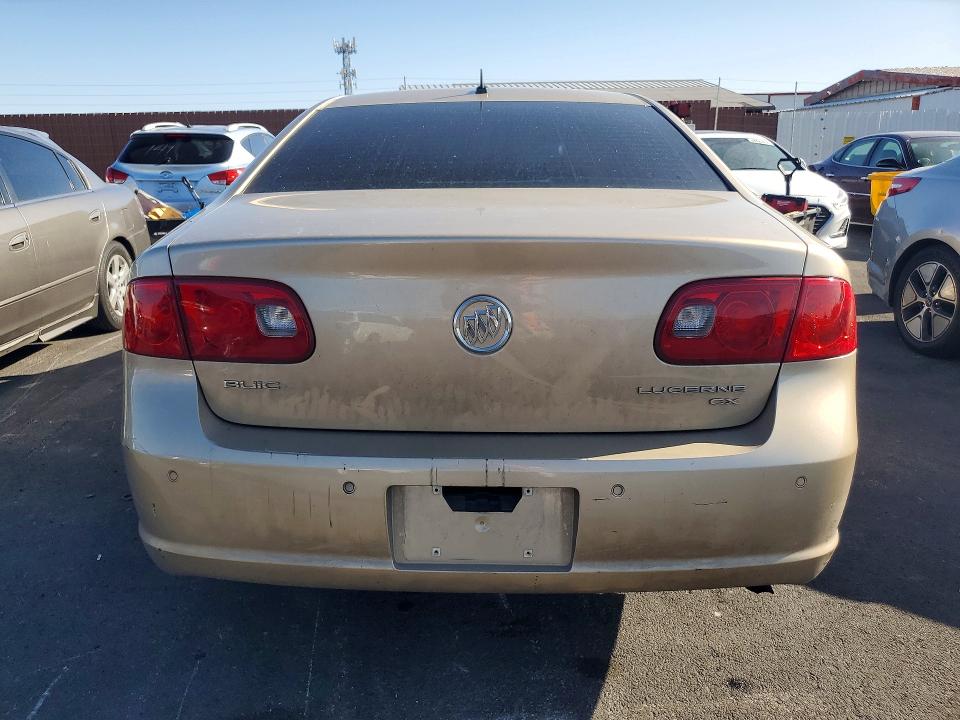2006 Buick Lucerne VIN 1G4HP57276U192551 COPART salvage auction — FRONT END, Nv - Certificate Of Title (P), sold $125 on 2026-07-08 (photo 6)