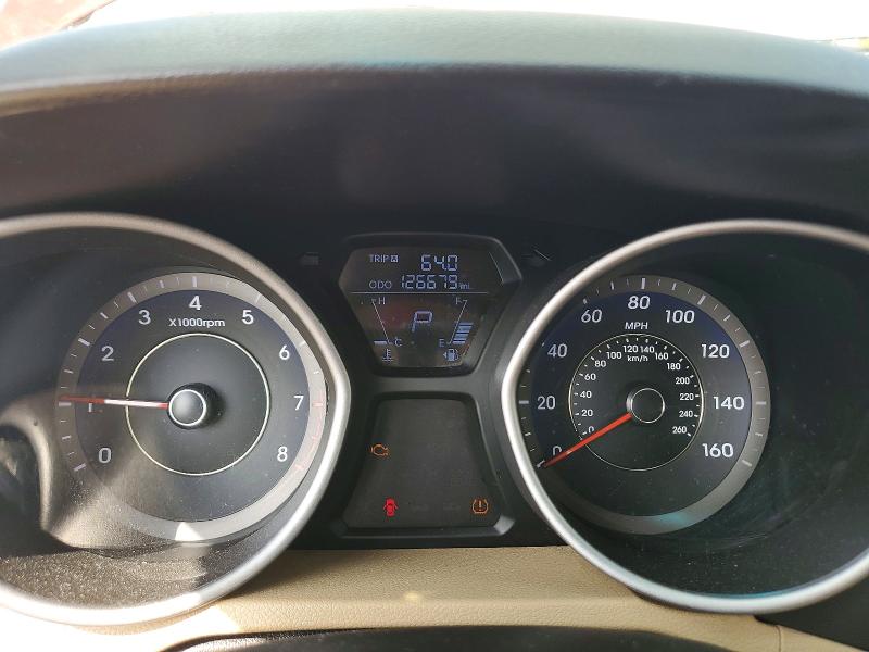 2011 Hyundai Elantra VIN KMHDH4AE6BU132652 COPART salvage auction — REAR END, Oh - Cert Of Title-Salvage, sold $300 on 2026-07-28 (photo 9)