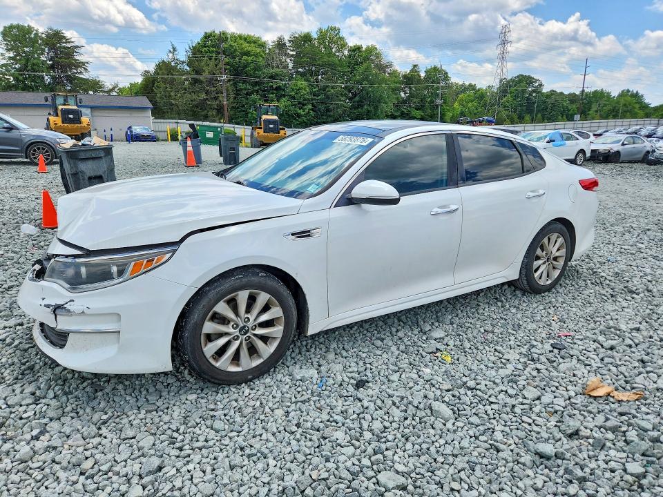 2016 Kia VIN 5XXGU4L37GG057675 COPART salvage auction — FRONT END, Nc - Dlr Only-Clean/Over 25% Damage, sold $725 on 2026-07-15 (photo 1)