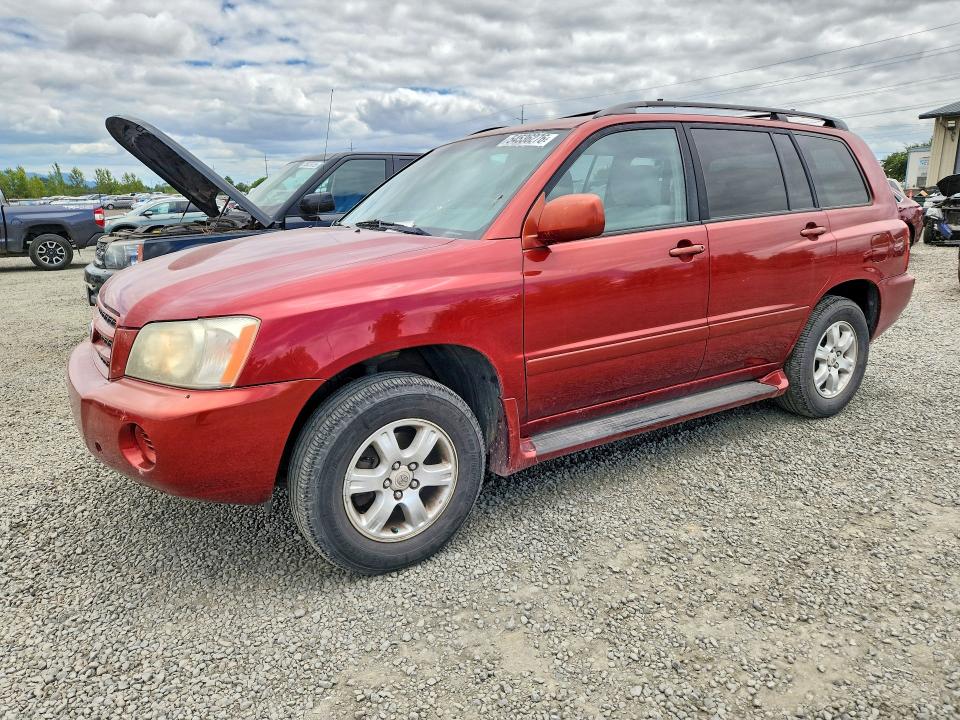 2001 Toyota Highlander VIN JTEHF21A610023316 COPART salvage auction — SIDE, Or - Salvage Title Certificate, sold $575 on 2026-07-14 (photo 1)