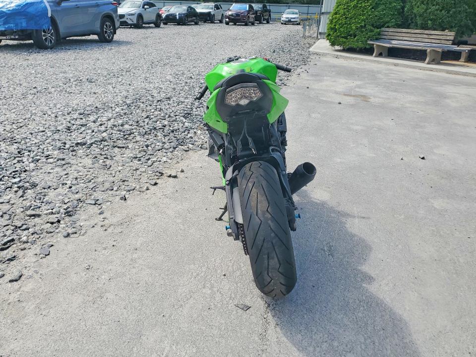 2012 Kawasaki Zx600 VIN JKAZX4R12CA034049 COPART salvage auction — FRONT END, Ma - Cert Of Title-Reconstrctd Coll, sold $750 on 2026-07-09 (photo 4)