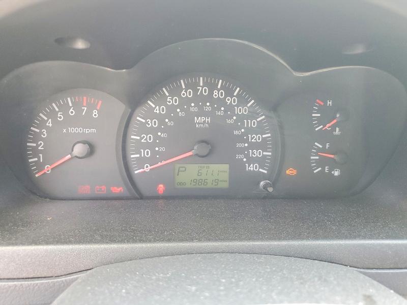 2005 Kia Spectra VIN KNAFE161255071421 COPART salvage auction — FRONT END, TX - NONREPAIRABLE TITLE, sold $250 on 2026-07-06 (photo 9)