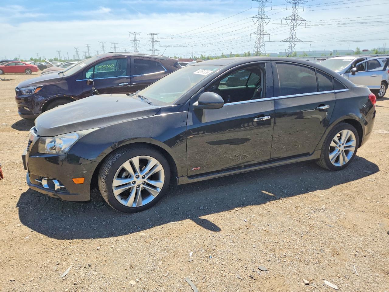 2014 Chevrolet Cruze VIN 1G1PG5SB7E7286748 COPART salvage auction — Front End, IL - SALVAGE CERTIFICATE, sold $400 on 2026-07-09 (photo 1)