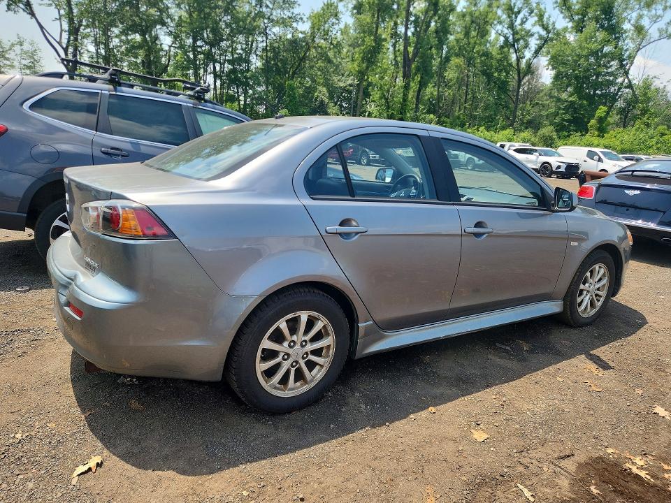 2012 Mitsubishi Lancer VIN JA32V2FW2CU021946 COPART salvage auction — REAR END, Ct - Certificate Of Title, sold $850 on 2026-07-17 (photo 3)