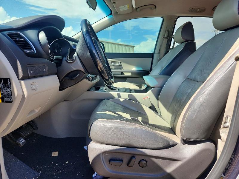 2017 Kia SEDONA VIN KNDMB5C10H6283814 COPART salvage auction — FRONT END, Tx - Salvage Vehicle Title, sold $900 on 2026-07-29 (photo 7)